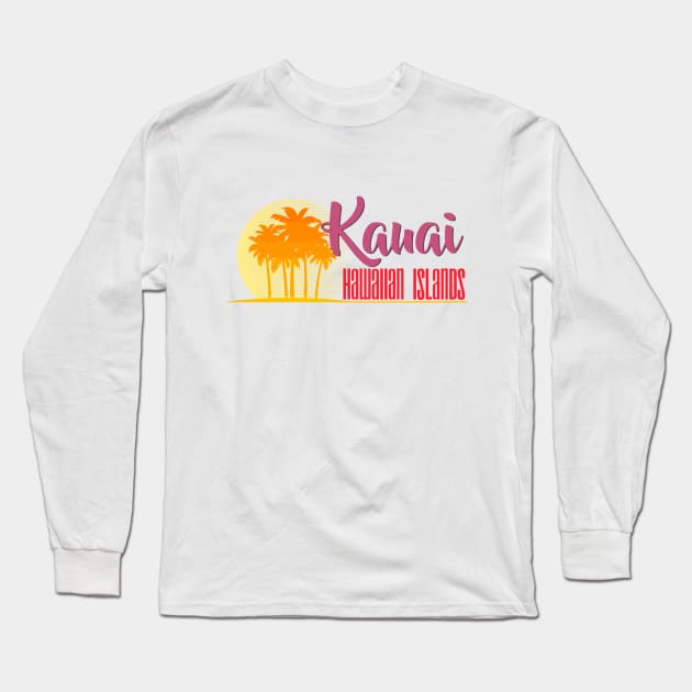 Life's a Beach: Kauai, Hawaiian Islands Long Sleeve T-Shirt by Naves